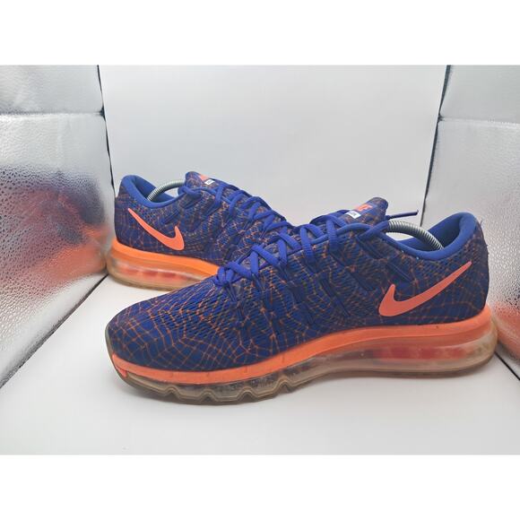 Size 10.5M | 12W - Nike Air Max 2016 Print Concord Total Crimson - 818135-402 - Picture 2 of 10